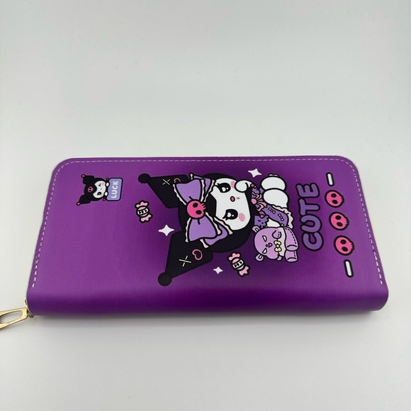 Kuromi purple zipper wallet - Brand new - Picture 2 of 7